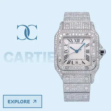 Moissanite Cartier Watch