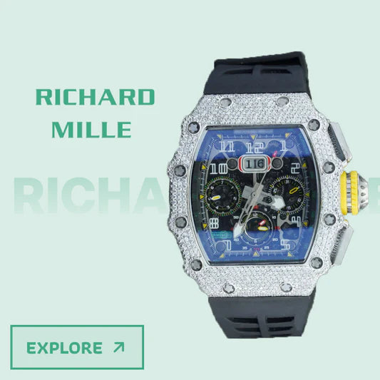 Richard Mille Moissanite Watch